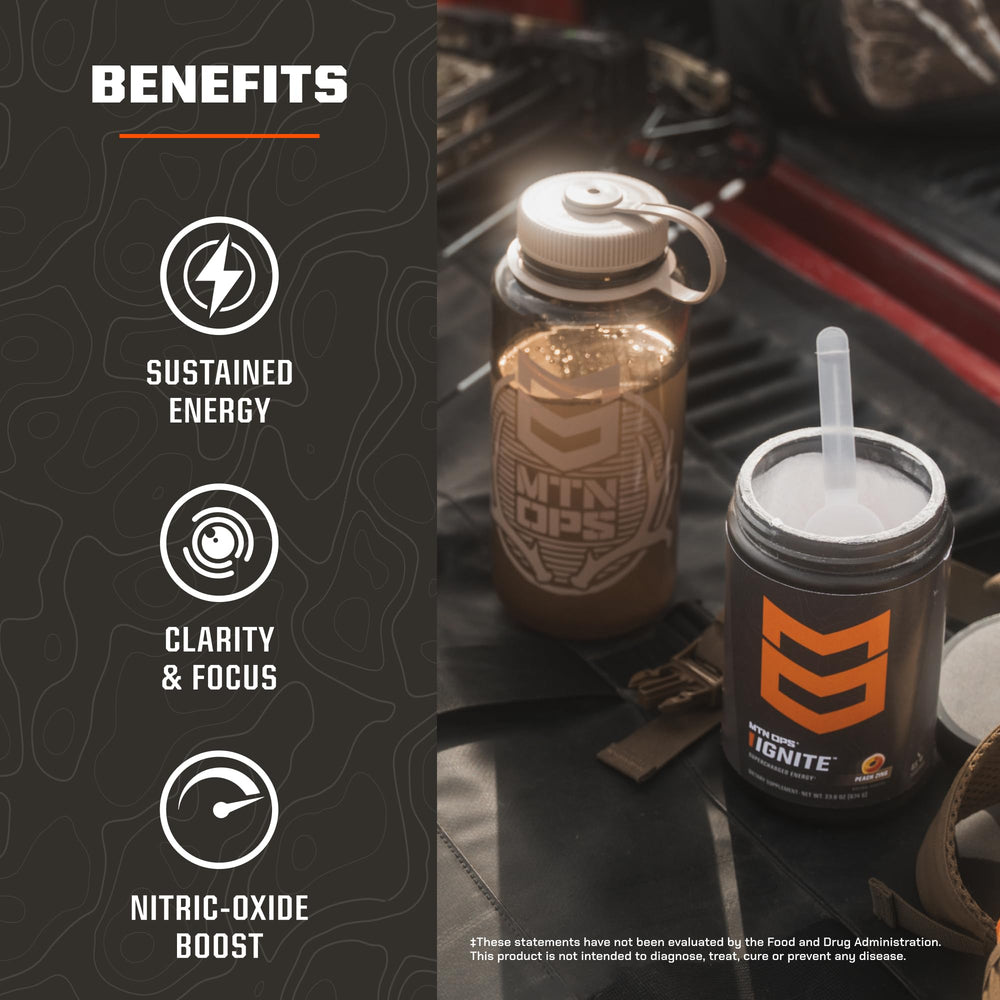 MTN OPS Ignite energy mix for athletes and workouts