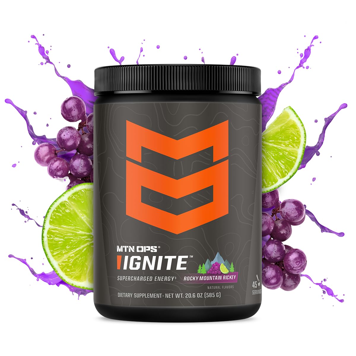MTN OPS Ignite scoop with tub shows easy daily mixing.