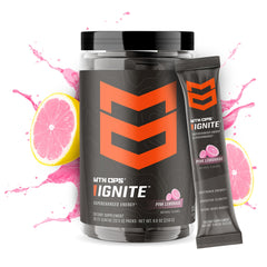 MTN OPS Ignite powder scoop showing precise serving for workouts