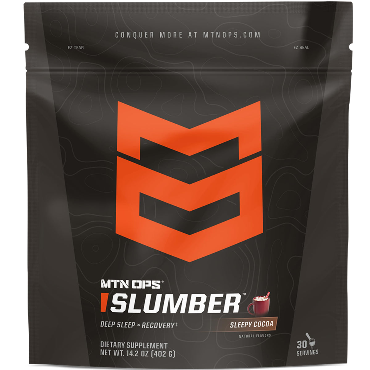 MTN OPS Slumber bottle with scoop for deep sleep support