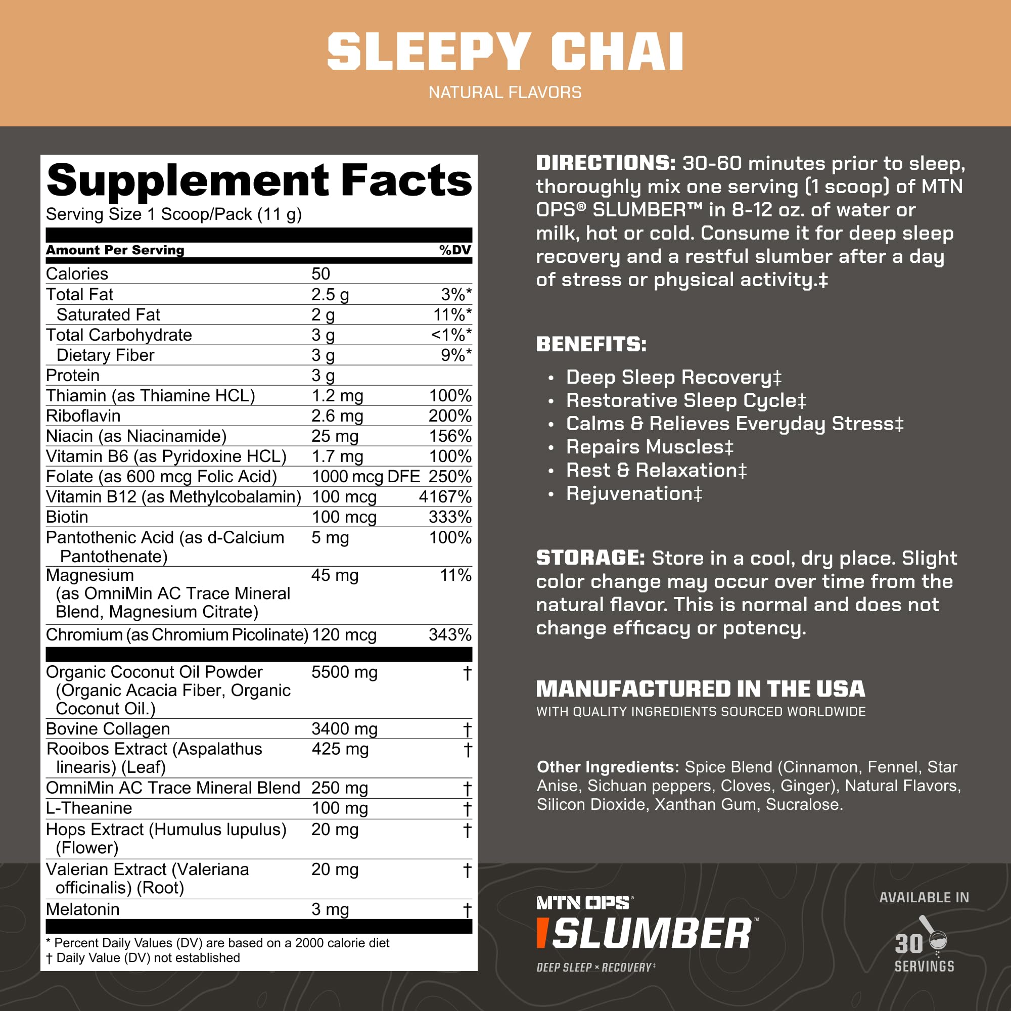 MTN OPS Slumber in a glass of hot milk for a soothing evening ritual.