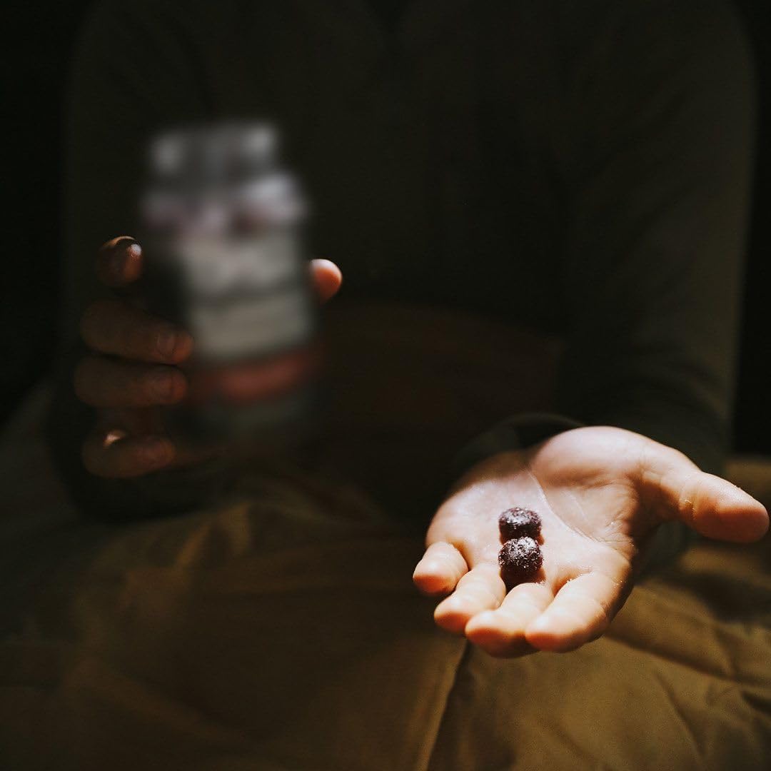 MTN OPS Slumber hops extract visual emphasizes soothing night-time calm.