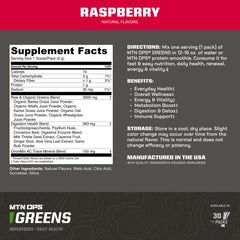 MTN OPS Super Greens pour into glass for a refreshing nutrient boost.