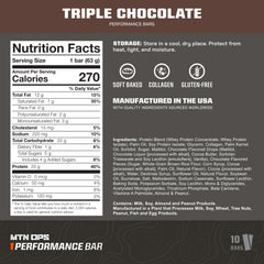 MTN OPS Mudslide bar close-up texture reveals rich chocolate and chewy bite