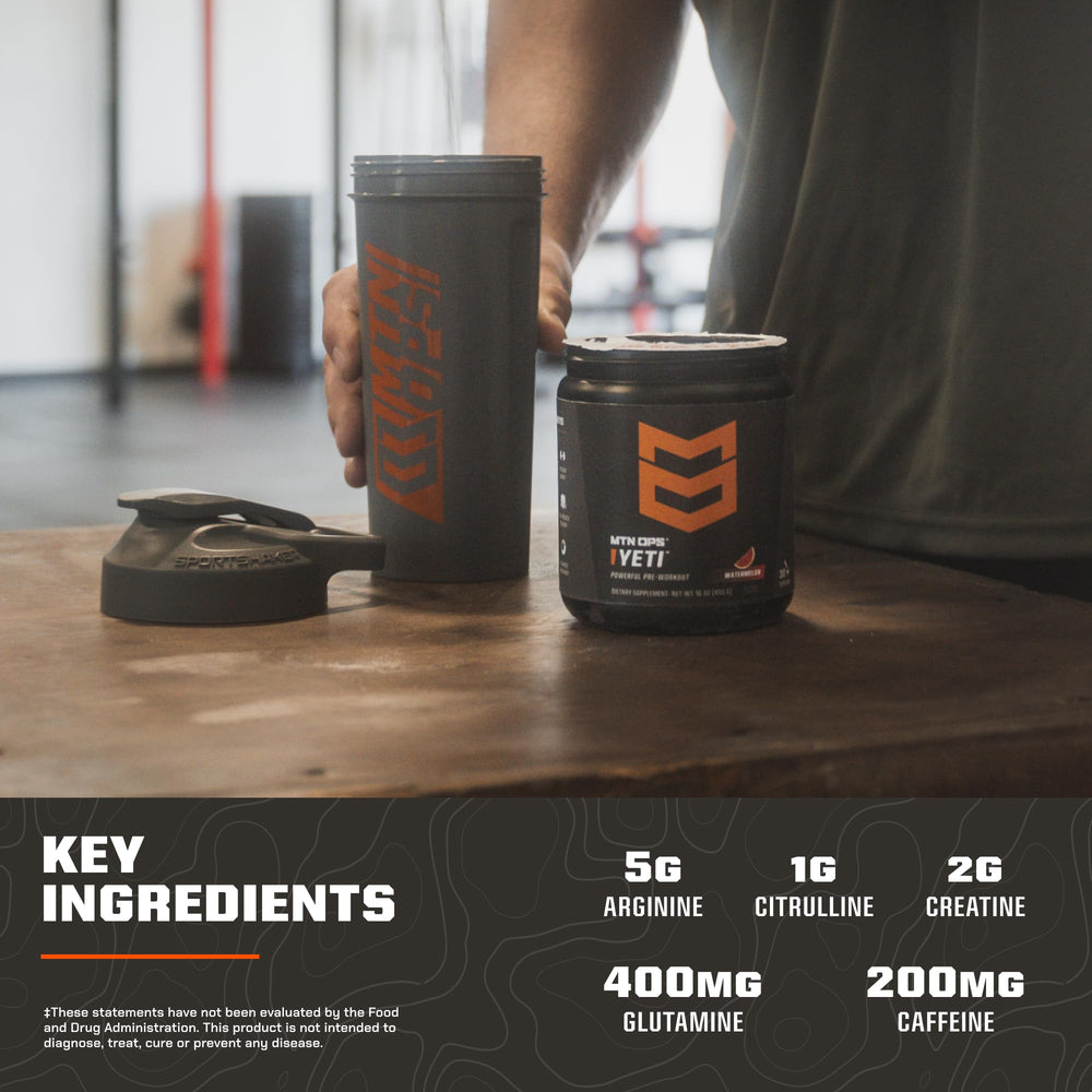 MTN OPS YETI gluten-free label for clean fueling