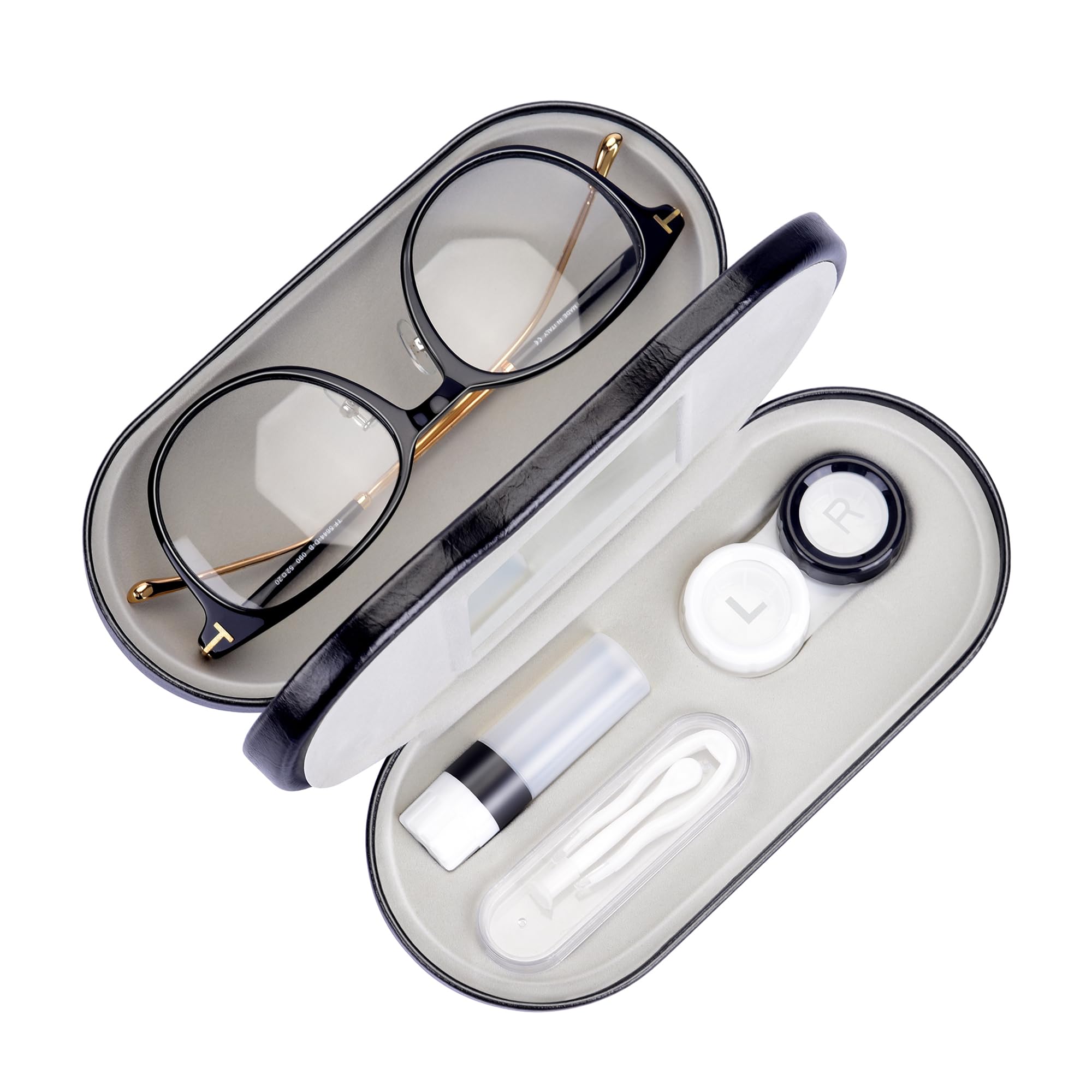 Muf 2in1 case with mirror for easy lens handling on the go.
