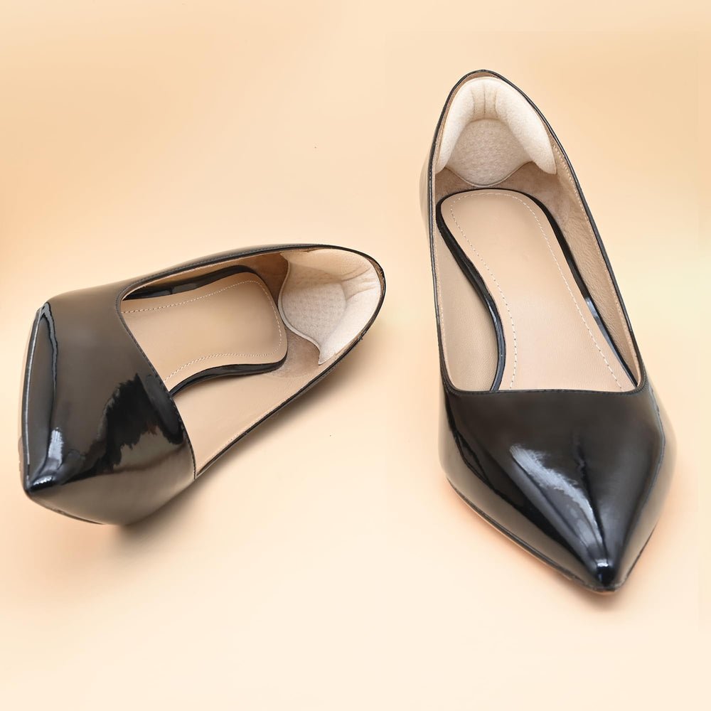 Zapatos más estables gracias a las almohadillas de talón MUKIFINE para varios zapatos.
