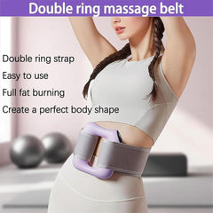 Multifunctional Full-Body Fascia Ring 360-wrap on waist and shoulders for targeted relief.