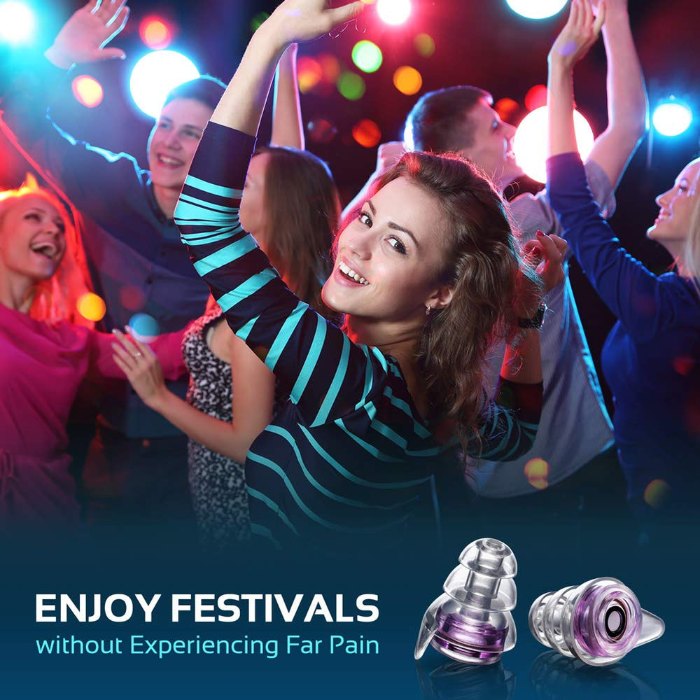 Mumba advanced filter technology 24db reduces noise without muffling music.