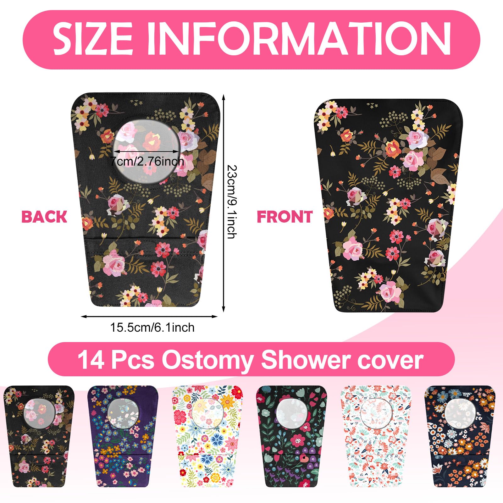 Mumufy ostomy bag cover with soft fabric for skin-friendly use.
