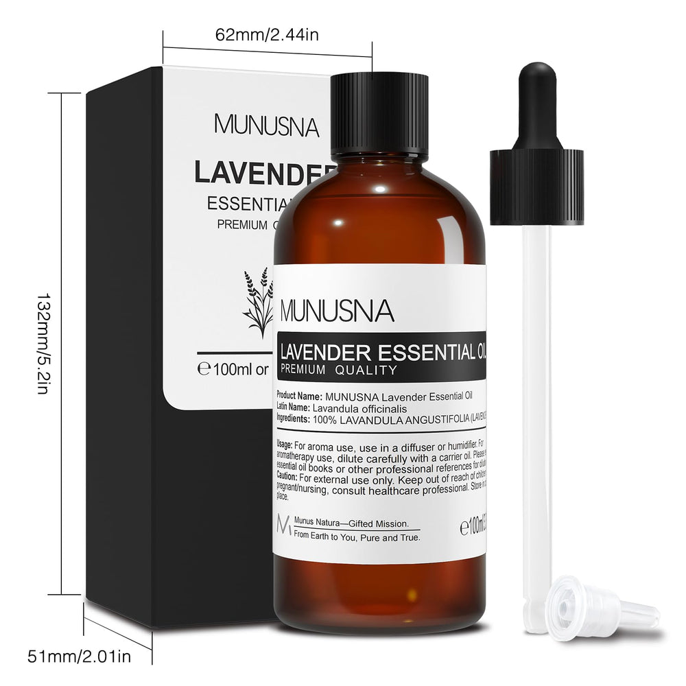 MUNUSNA Lavanda aroma floral suave para spa y aromaterapia