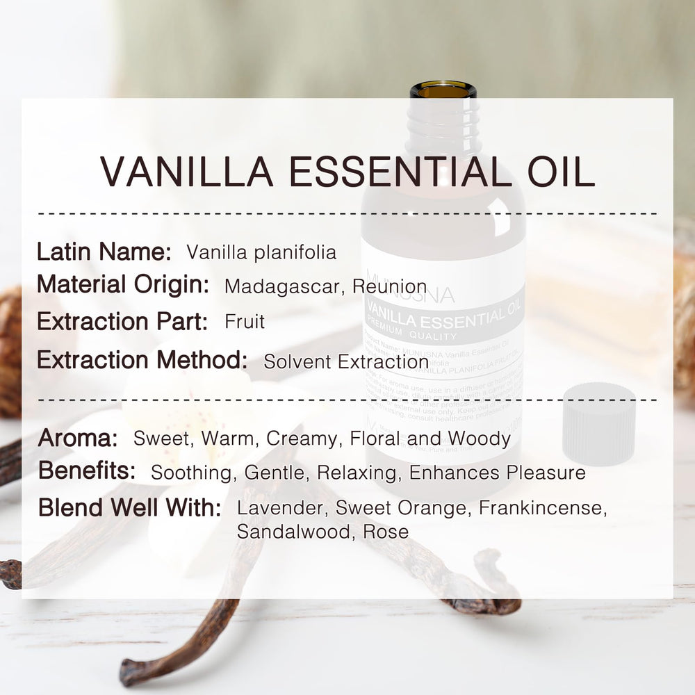 MUNUSNA Vanilla for candle and soap making adds gourmet aroma.