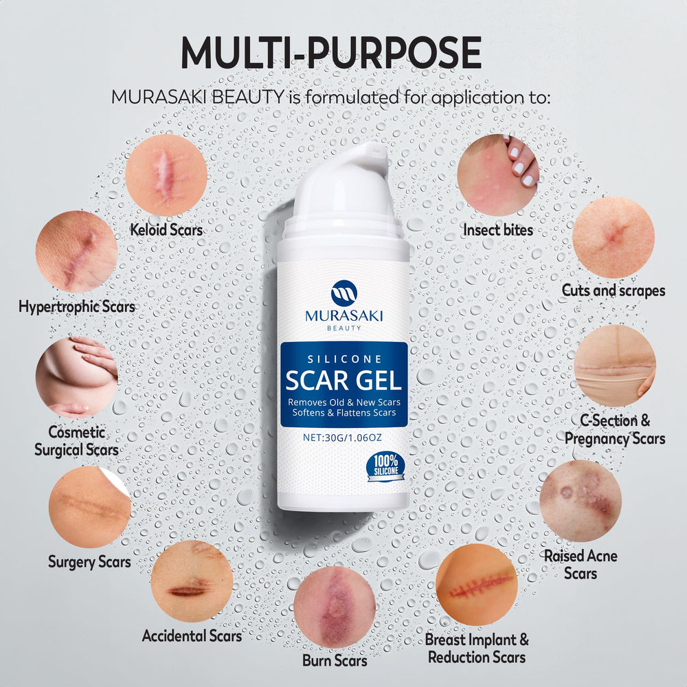 MURASAKI BEAUTY scar gel during routine massage sessions on scar.