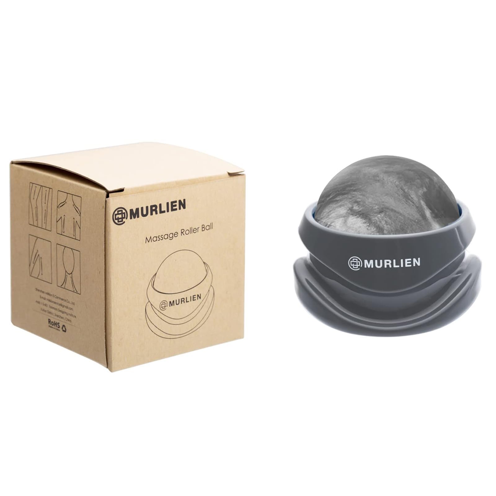 Bola de masaje MURLIEN para cuerpo entero, uso rápido y efectivo en casa.