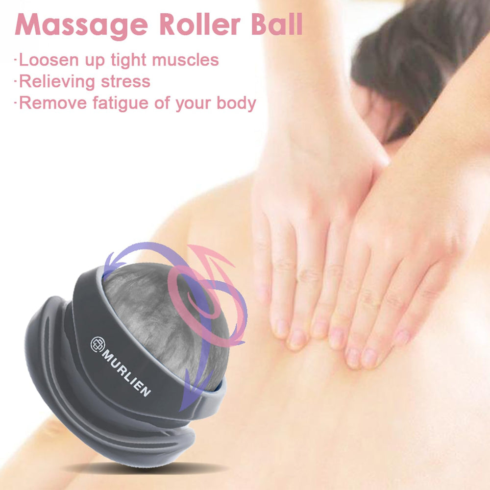Bola de masaje MURLIEN para puntos de tensión, mejora la relajación muscular diaria.