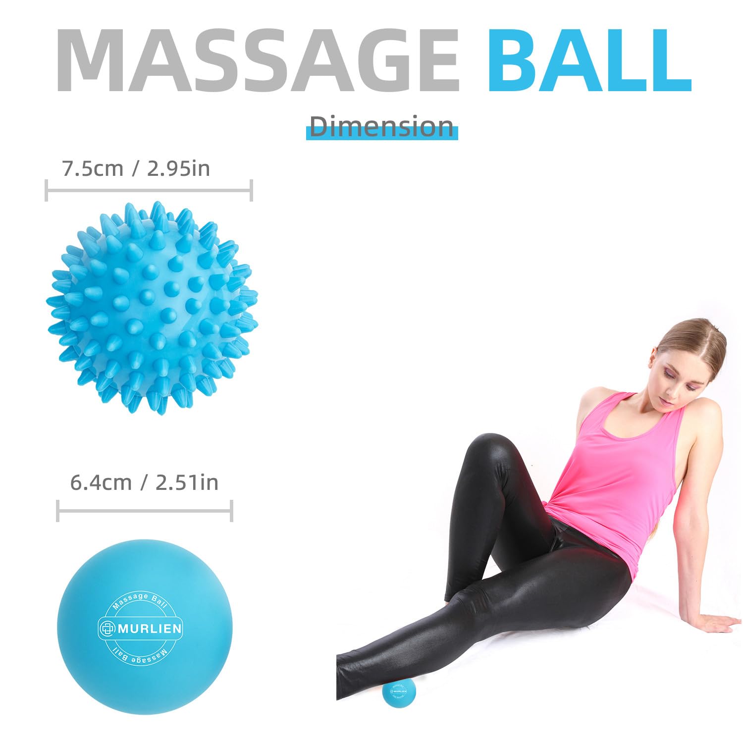 MURLIEN calf ball supports leg muscle recovery after workouts.