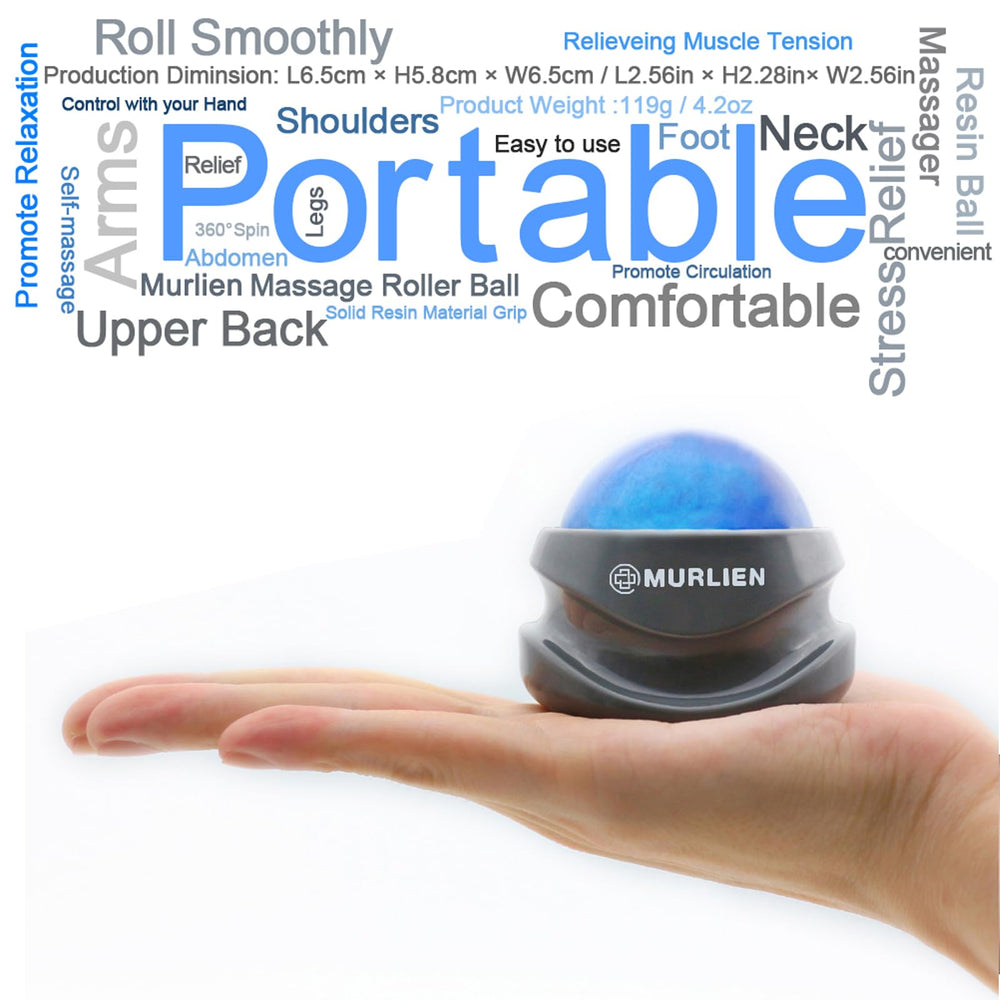 MURLIEN Massage Roller Ball for lower back comfort with controlled pressure and rolling relief