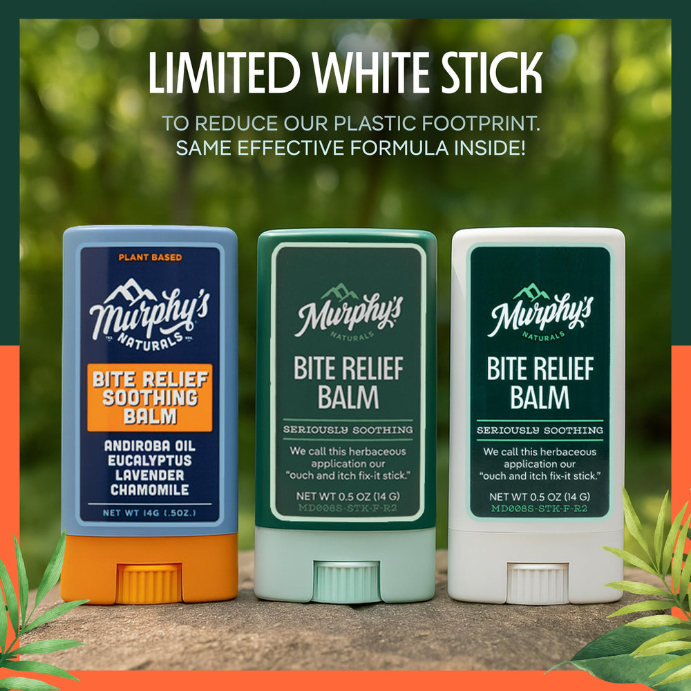 Balm stick gliding onto skin, demonstrating easy application.