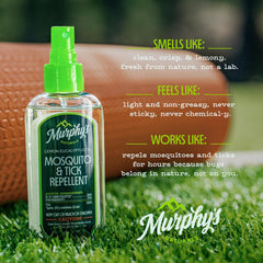 Murphy's Naturals lemon-eucalyptus oil application for easy, on-the-go use.
