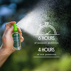 Murphy's Naturals lemon eucalyptus spray ideal for kids during backyard gatherings.