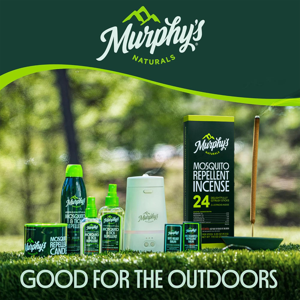 Murphy's Naturals balm featuring cedarwood aroma enhances outdoor experience
