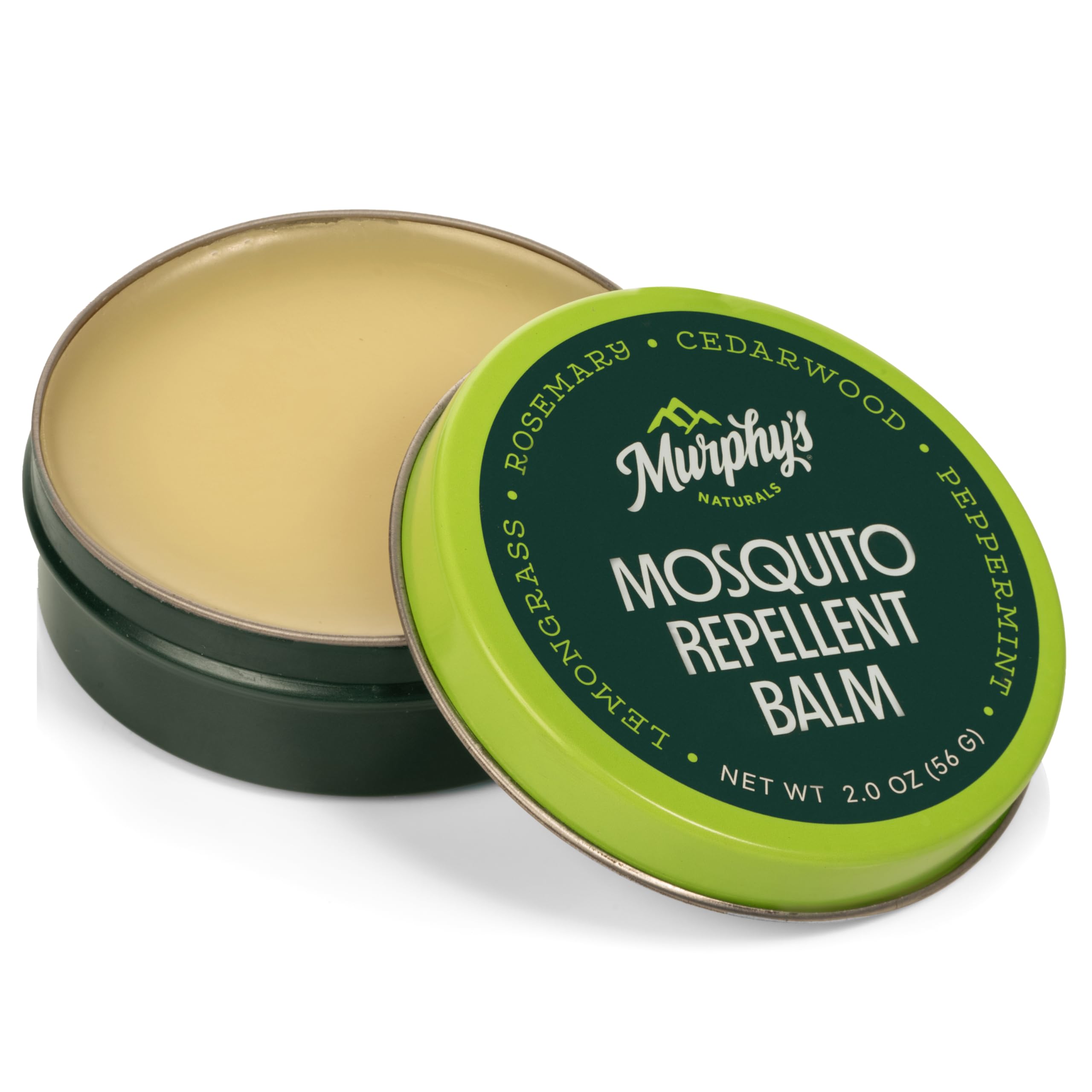 Murphy's Naturals mosquito repellent balm stick applied on forearm for outdoor protection