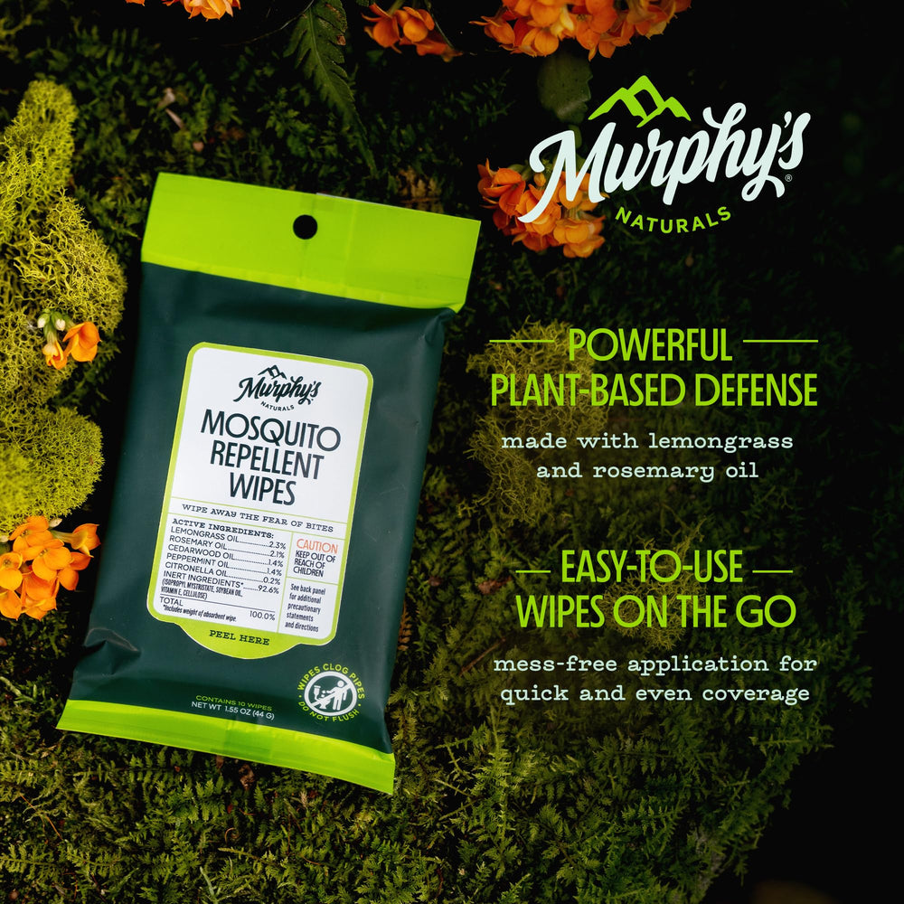 Murphy's Naturals wipe texture is fast-absorbing and non-greasy on skin
