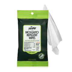 Murphy's Naturals mosquito repellent wipes with lemongrass and rosemary repel outdoors