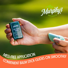 Murphy’s Naturals packaging clipped to a backpack, ideal for field use.