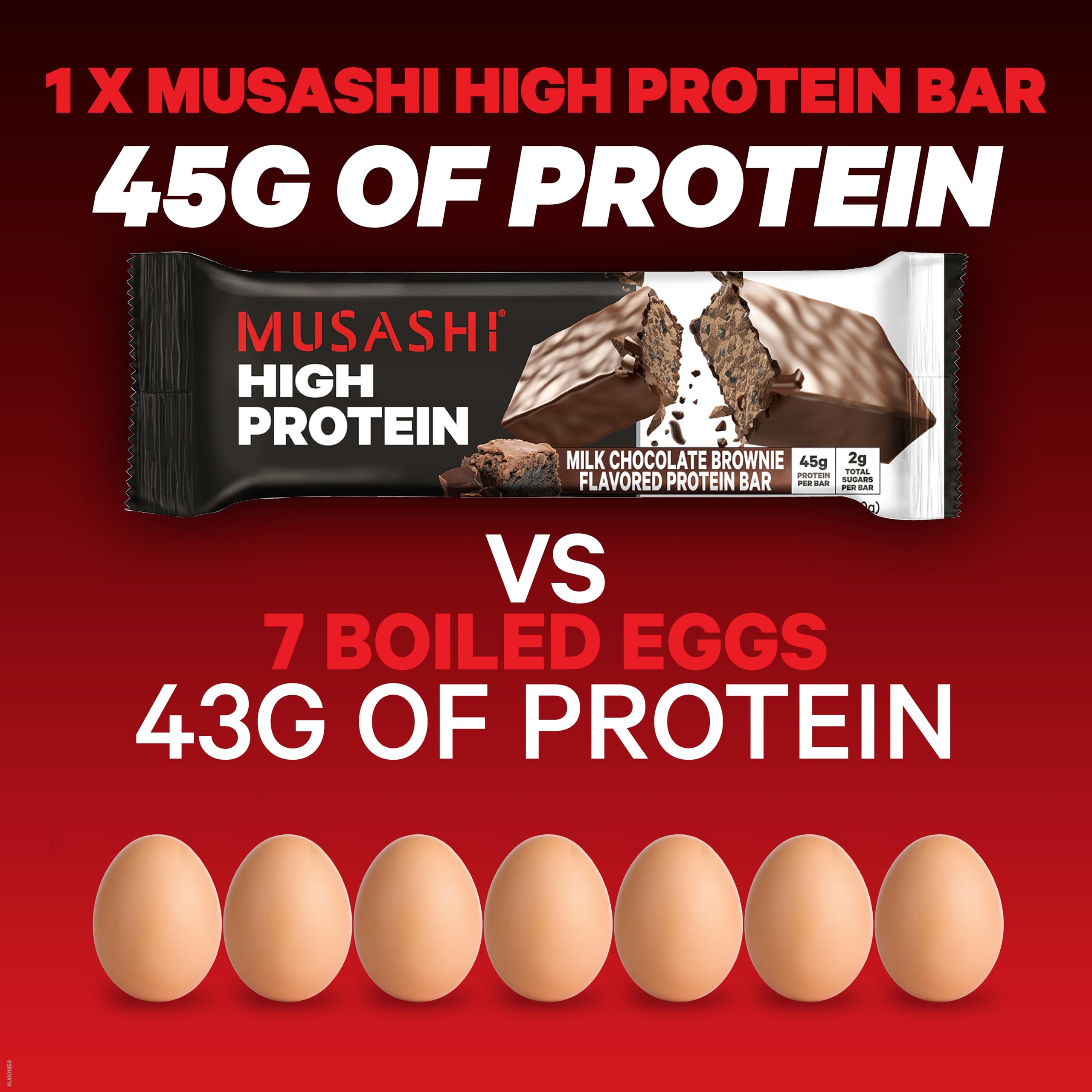 New Zealand-made MUSASHI bar with premium ingredients