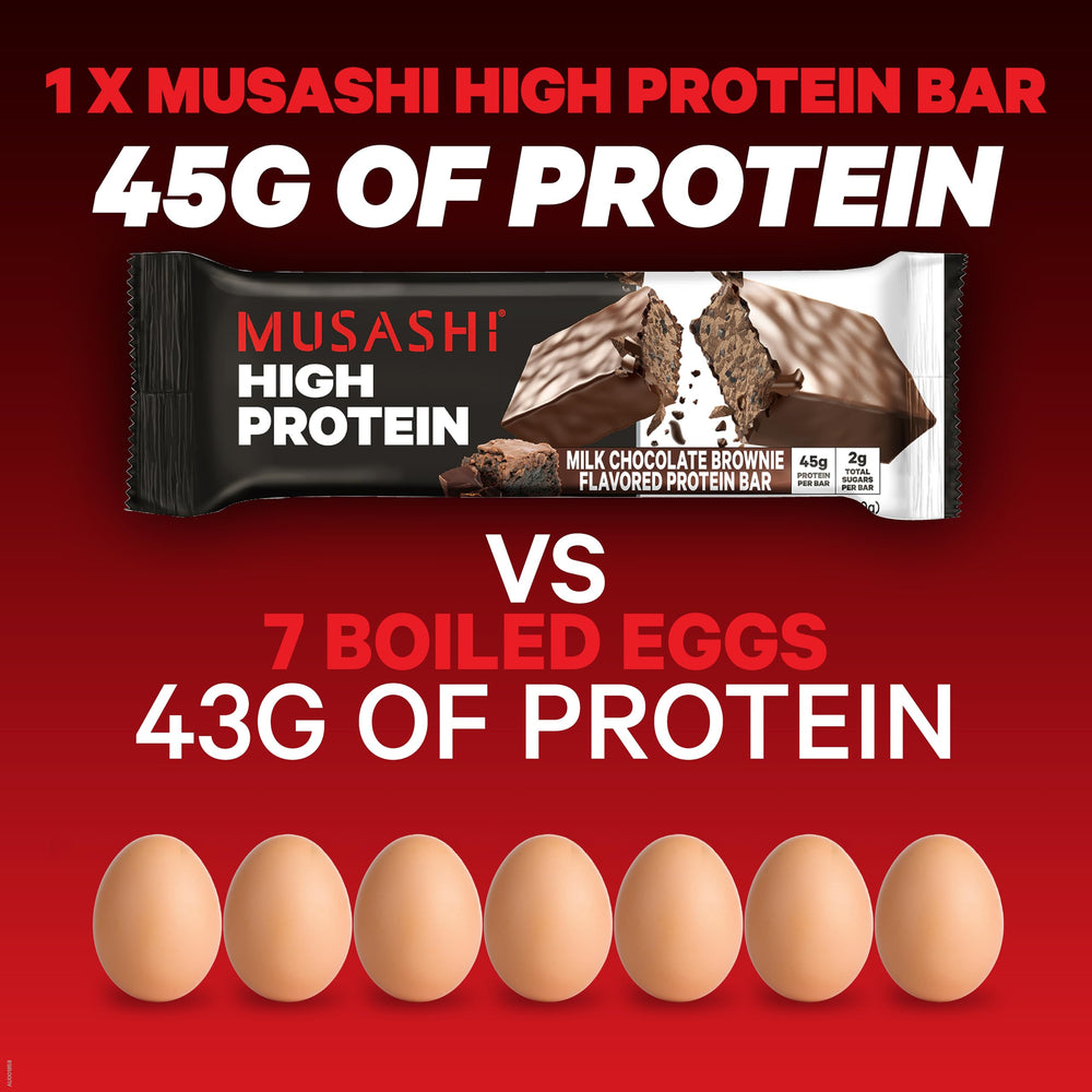 New Zealand-made MUSASHI bar with premium ingredients