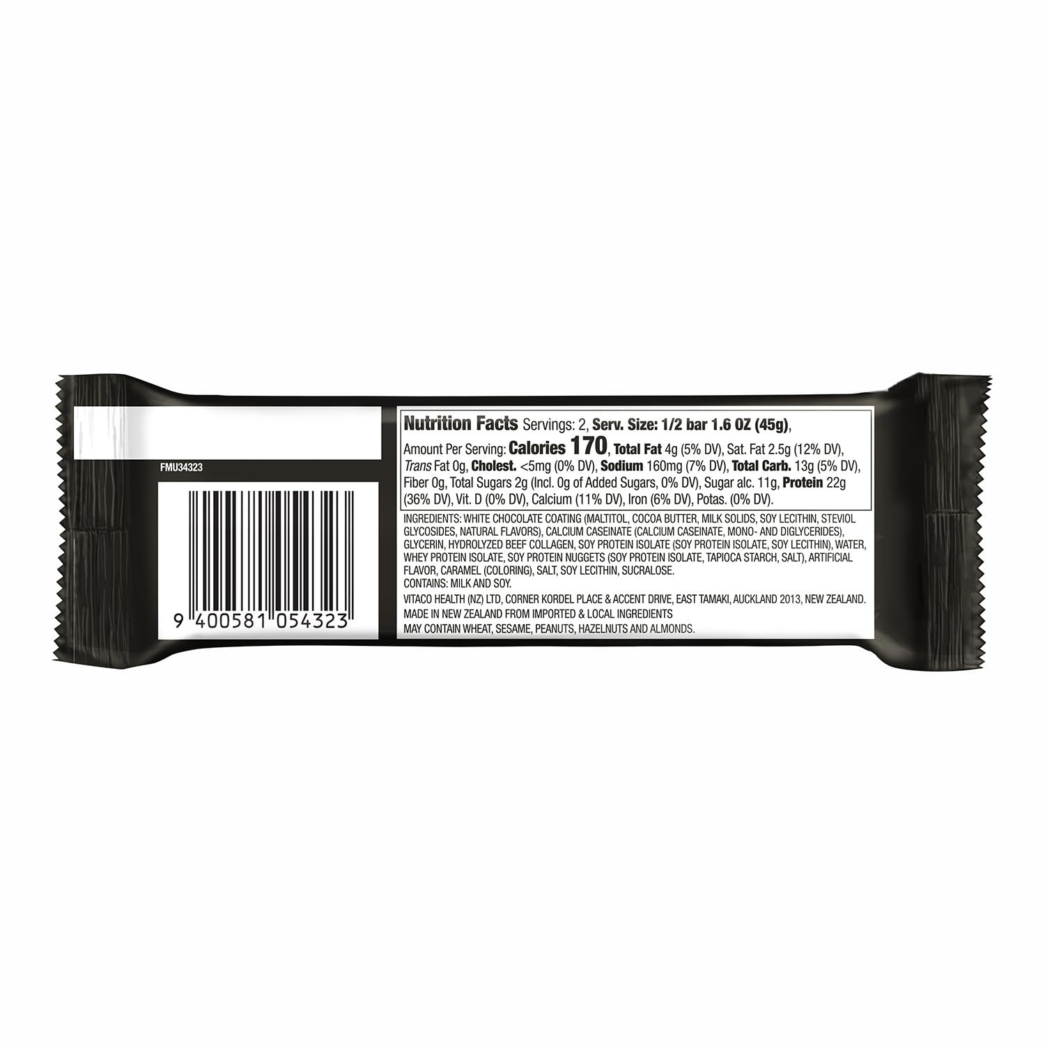 Musashi High Protein Bar pack-side view highlighting packaging designed for athletes on the go