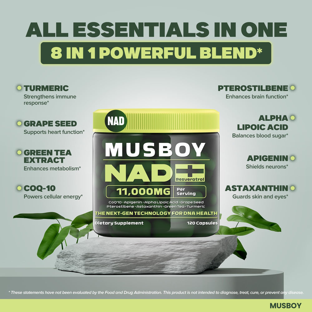 Musboy NAD+ Plus dispense pour demonstrates precise dosing for morning energy