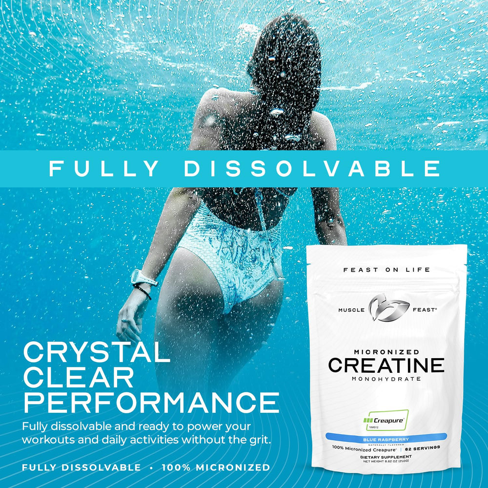 Muscle Feast Creapure compatibility with coffee or smoothies for easy integration.