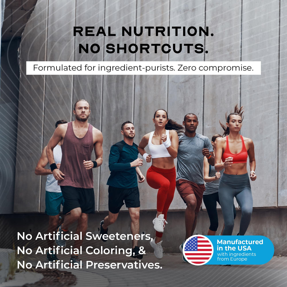 Muscle Feast gluten-free whey isolate vanilla nutrition panel emphasizes amino acids