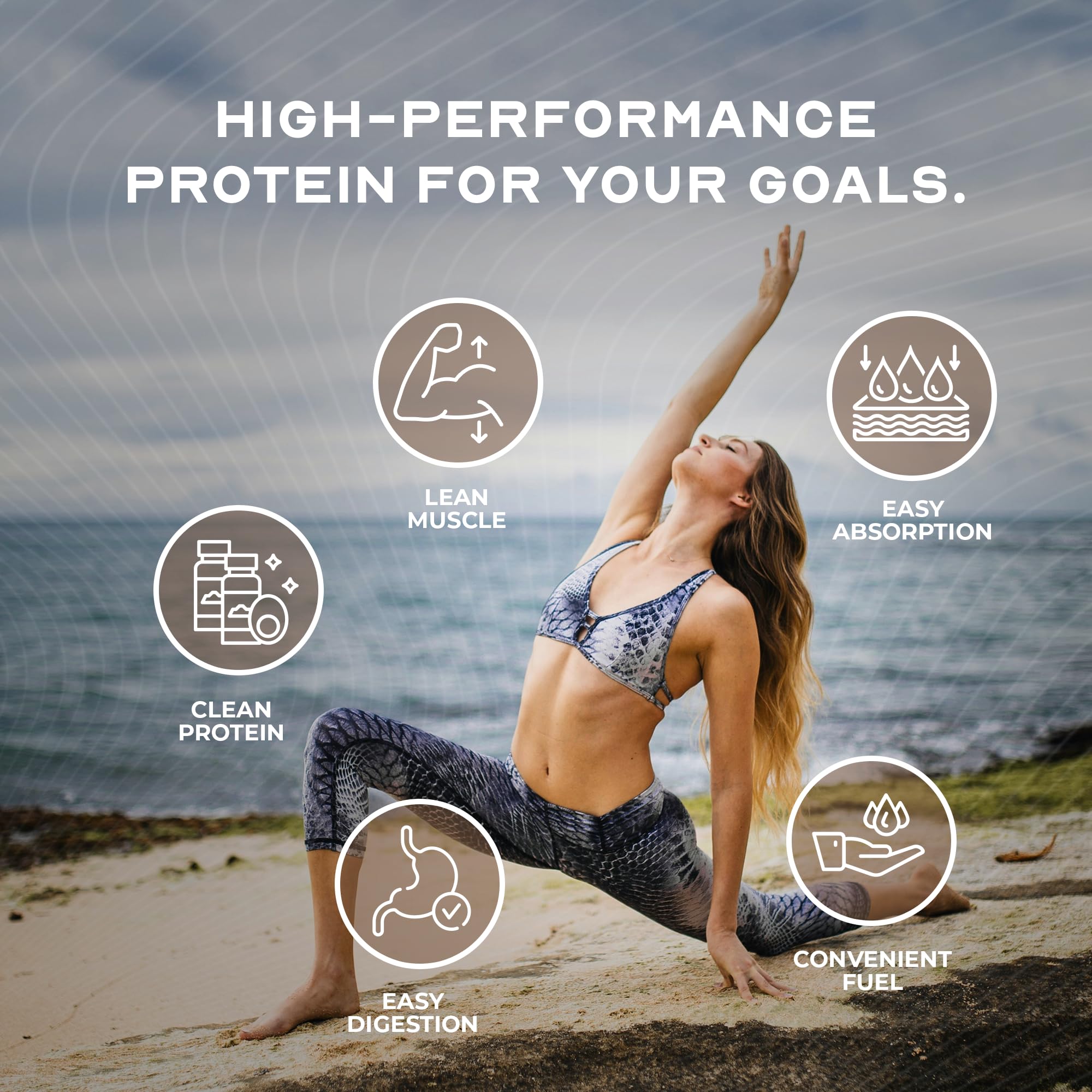 Muscle Feast label-update bottle emphasizes pasture-raised source.