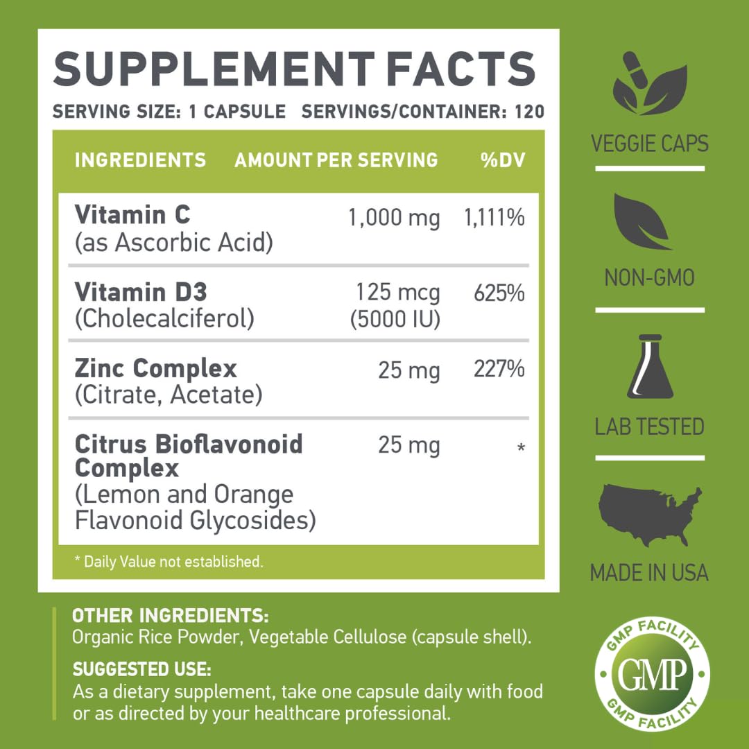 MUSCLE FOOD LABS C D Z vegetarian capsules ready to take