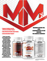Muscle Metabolix Cycle Safe capsules on counter ready for a meals-based regimen.