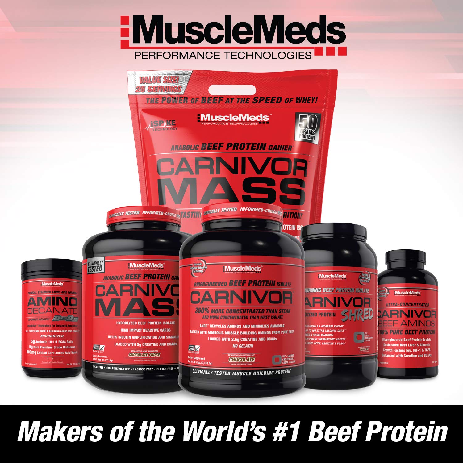 Nutrition facts panel on Carnivor beef protein isolate container.