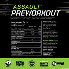 MusclePharm Assault powder dissolving in water for quick, refreshing mix.