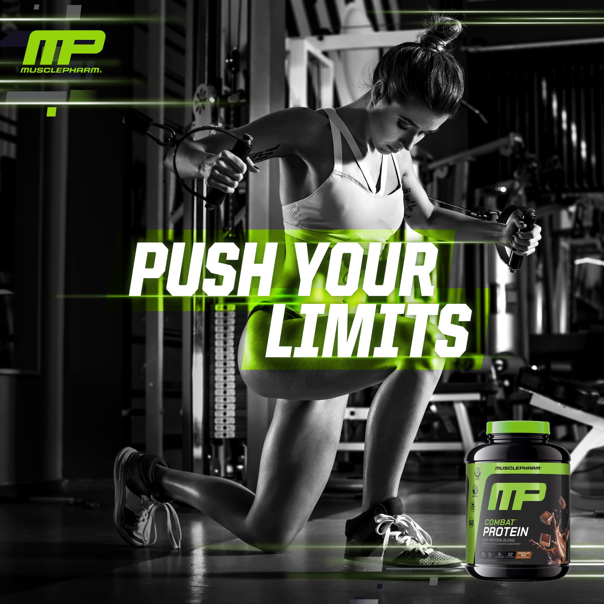 MusclePharm Combat protein blend delivers a broad amino acid profile
