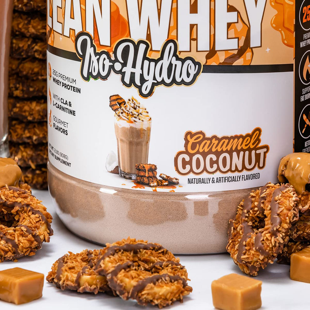 Musclesport Lean Whey Revolution flavors showcase variety and real mix-ins.