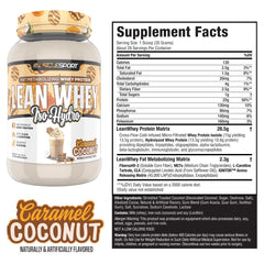 Musclesport Lean Whey Revolution pour reveals creamy shake ideal post workout.