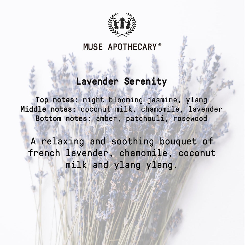 Muse Apothecary linen spray beside yoga mat for mindful routines.