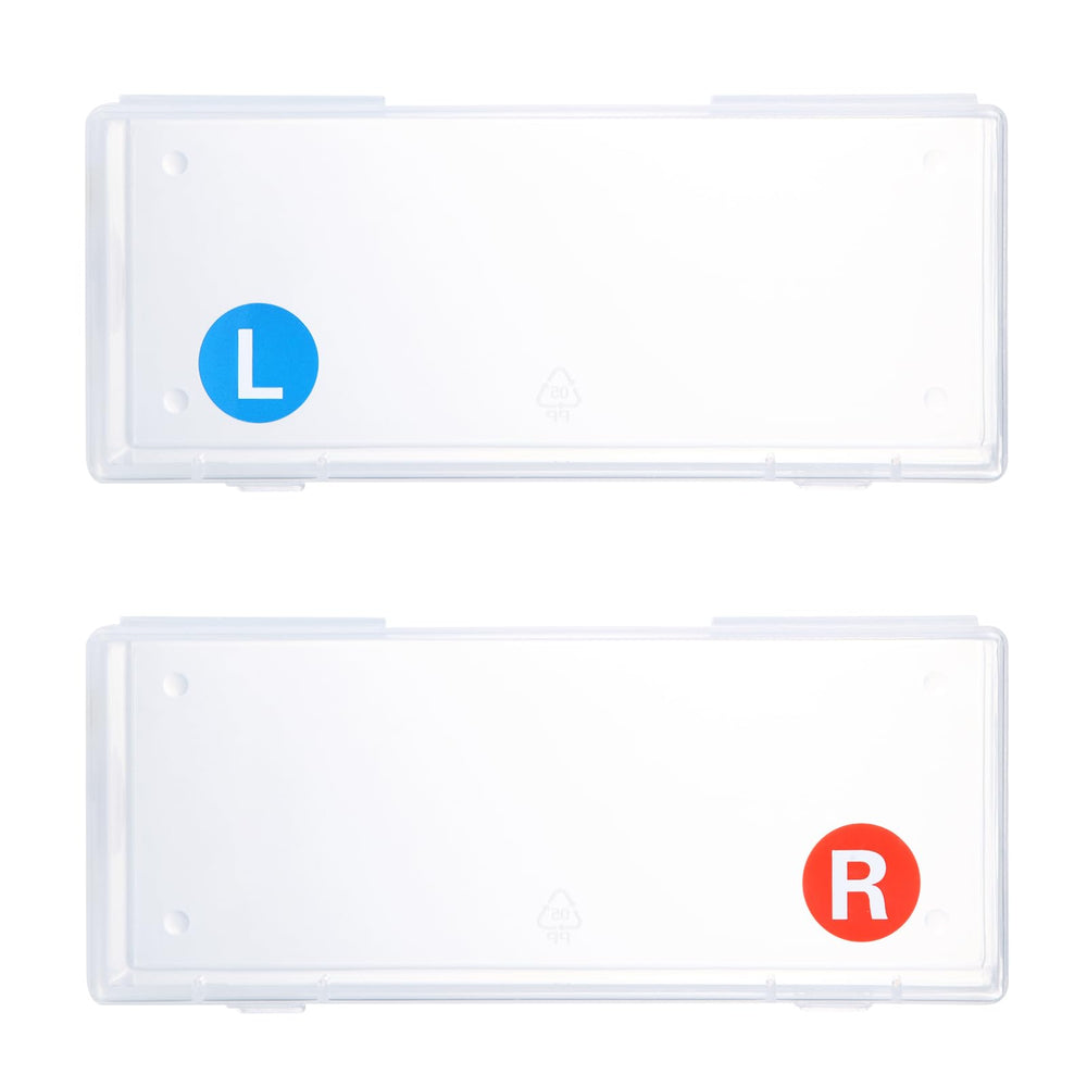 MUSHENJI case with lid and clip providing secure storage for daily lenses and small items.