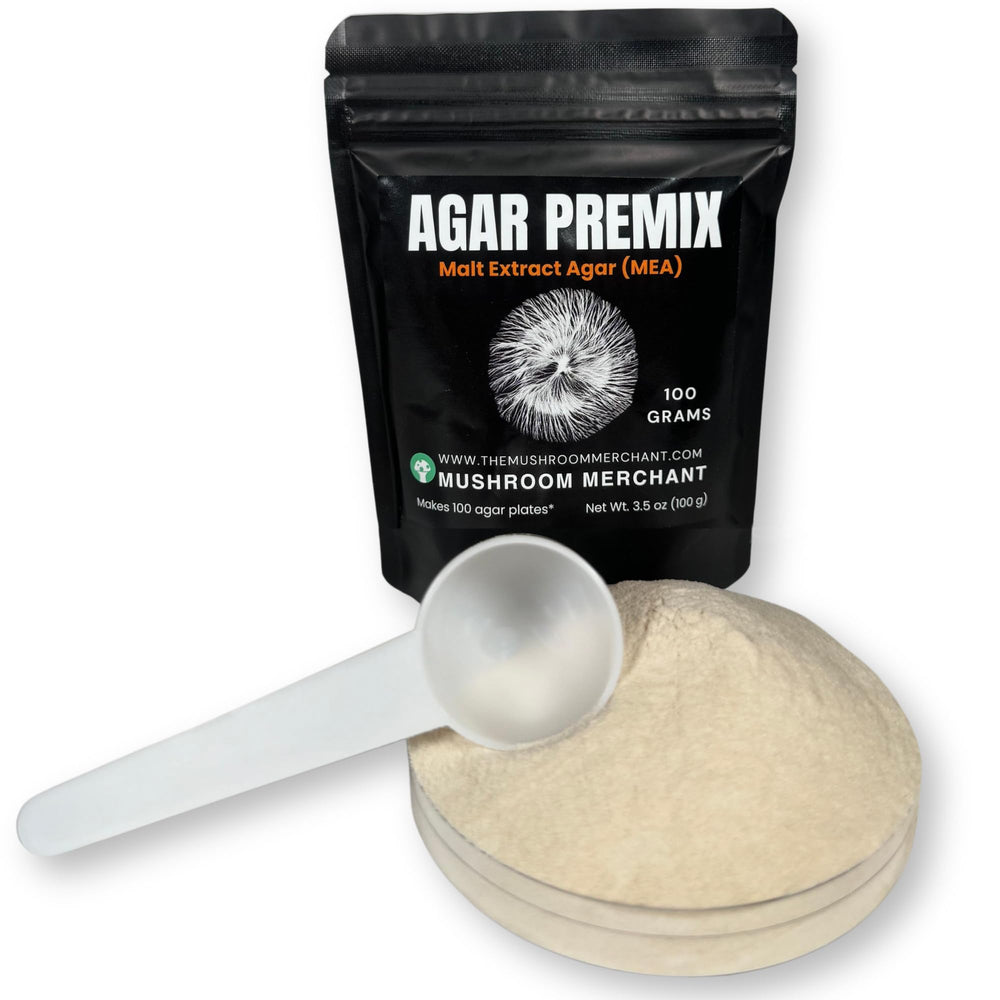 Mushroom Merchant MEA Premix mixing in a bowl for simple prep.