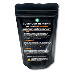 Mushroom Merchant MEA Premix scoop included for accurate measuring.