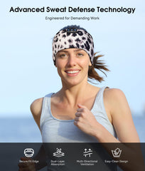 MUSICOZY Sleep Headband HD stereo sound for workouts or restful listening.