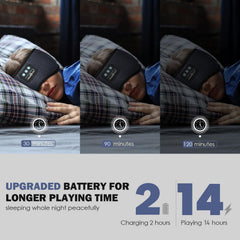 MUSICOZY Sleep Headphones nose-block design blocks light effectively.