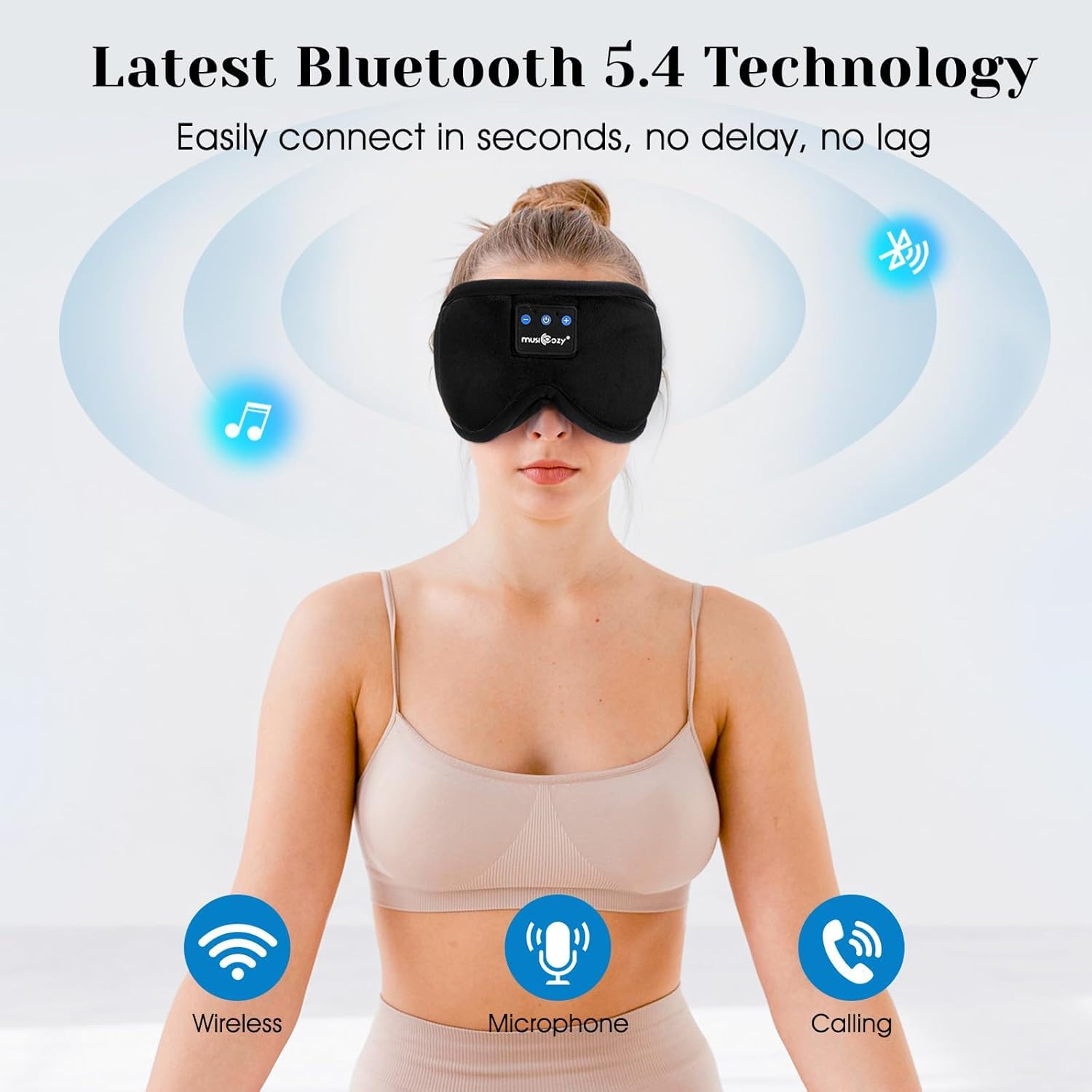 MUSICOZY built-in battery and USB charging for travel-friendly use.